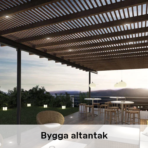 Bygga altantak | Byggmax Bygga altantak | Byggmax