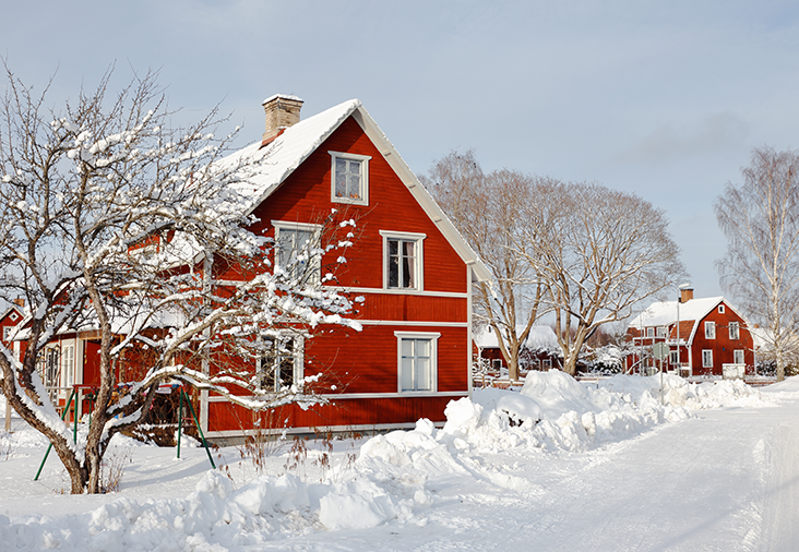 Vindskydda huset