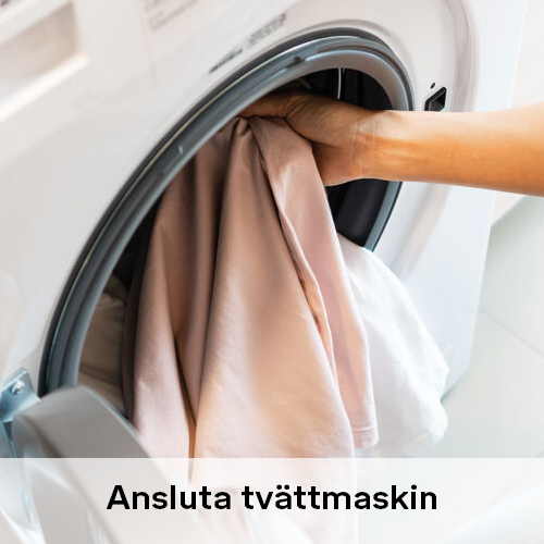 Ansluta tvättmaskin | Byggmax