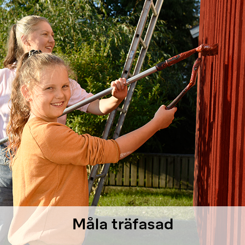 Måla träfasad | Byggmax