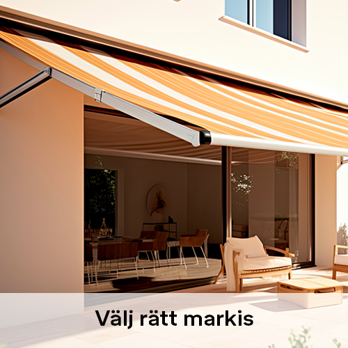Välj rätt markis | Byggmax Välj rätt markis | Byggmax